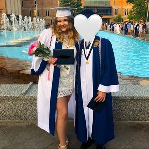 Off-White Lace Mini Dress